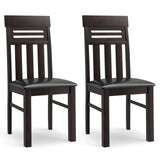 Sillas de comedor Sillas de comedor de respaldo alto Juego de 2