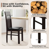 Sillas de comedor Sillas de comedor de respaldo alto Juego de 2