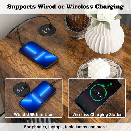 Casa de perro 2 en 1 con cajón y carga inalámbrica con cable