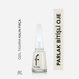 Flormar Milk Foam Nail Polish: High Pigment, Long Lasting, Chip Resistant, Glossy Finish - Enriched with Magnesium, Sulfur & Calcium for Nail Care
