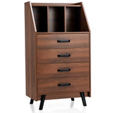 4-Drawer Dresser with 2 Anti-Tipping Kits for Bedroom