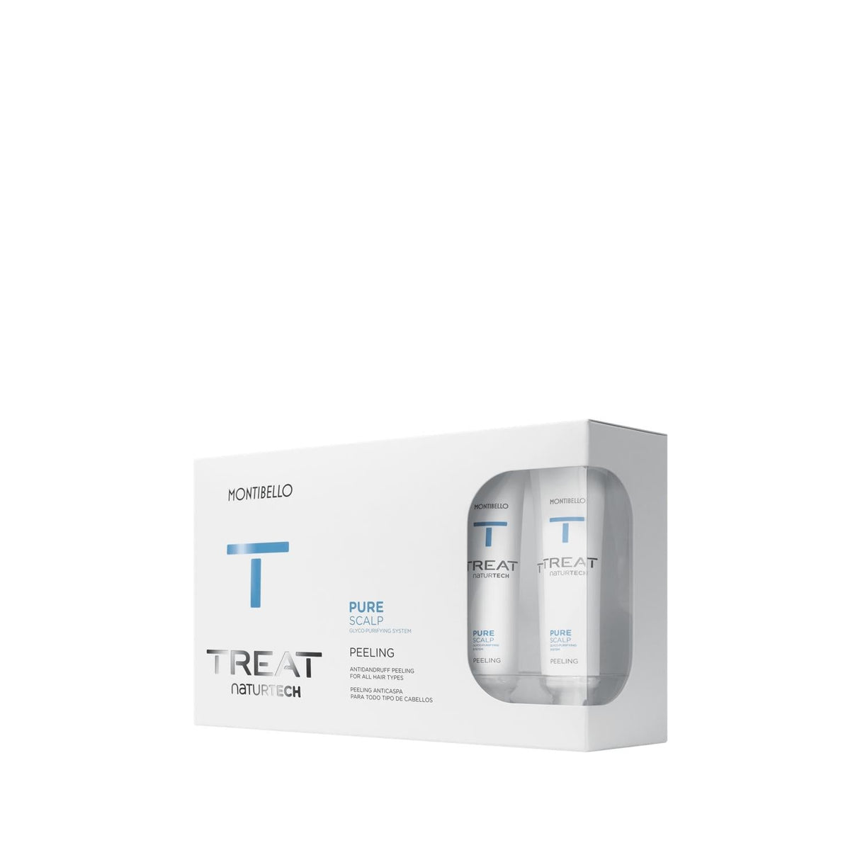 Montibello Anti-Dandruff Peeling Treatment - 10x20ml Convenient Pre-Measured Treatments for Scalp Care