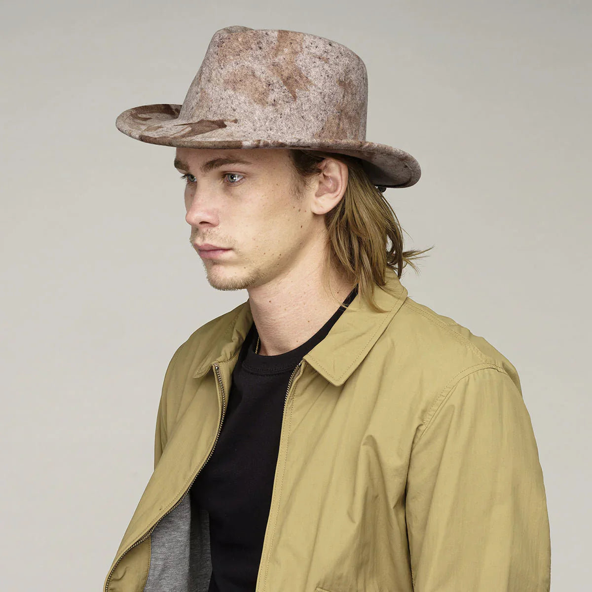 Bailey EDC - Sombrero Fedora de fieltro de lana LiteFelt