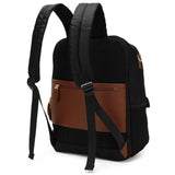 Mochila Luxe Journey de 18L en sarga y cuero vegano