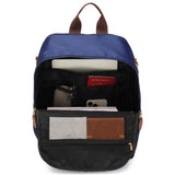 Mochila Luxe Journey de 18L en sarga y cuero vegano