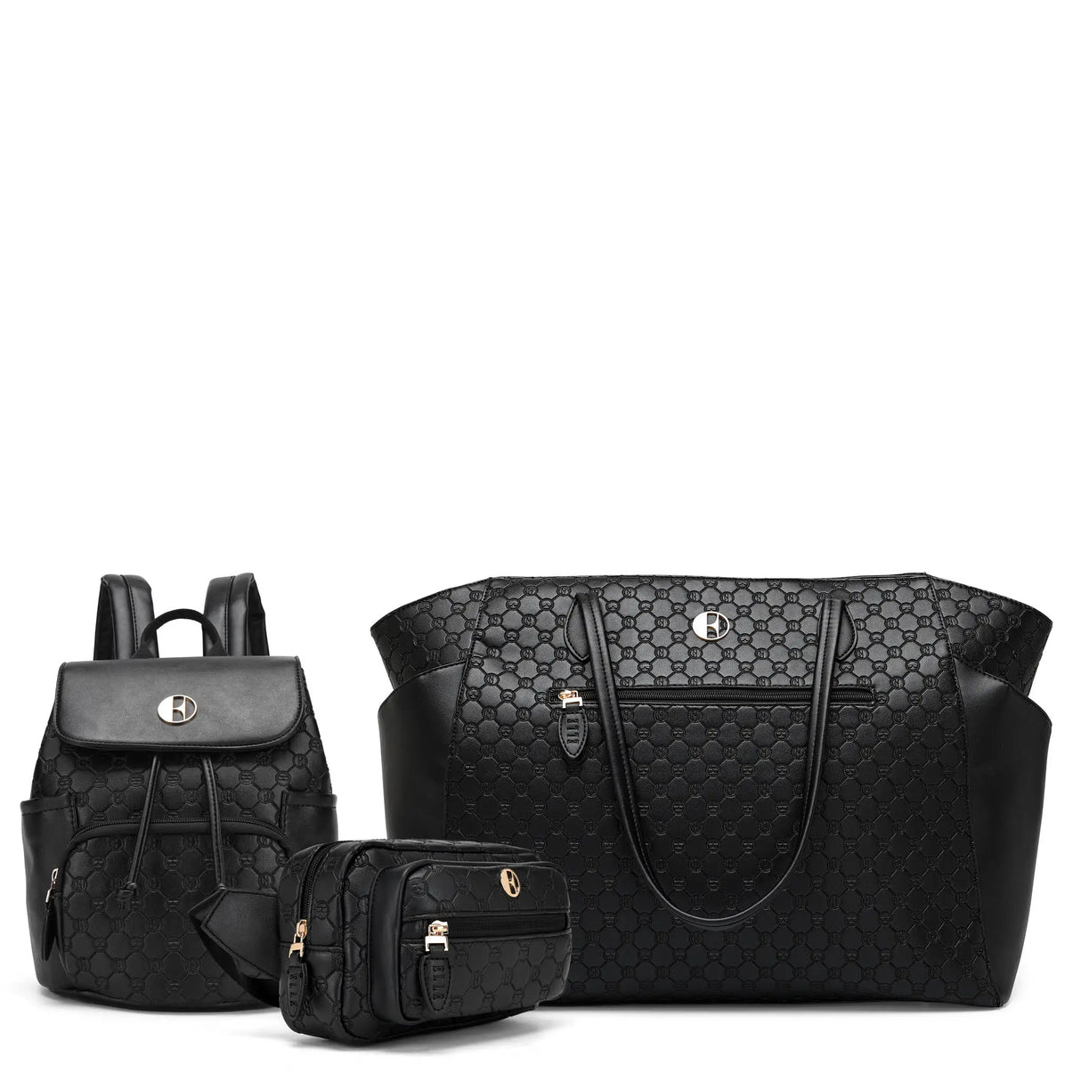 Juego de fin de semana de 3 piezas Compass: mochila y bandolera