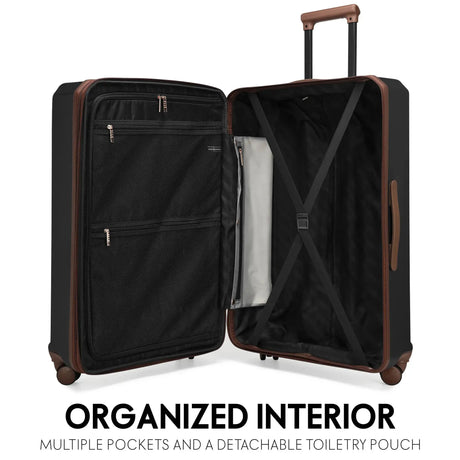 Luxe Journey 3 Piece Expandable Retro Luggage Set