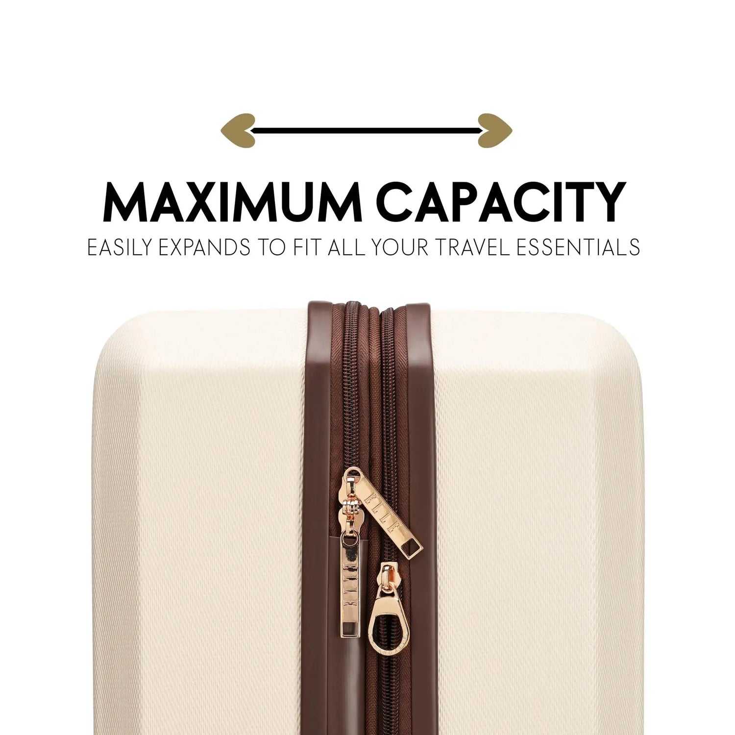 Luxe Journey 3 Piece Expandable Retro Luggage Set