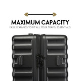 Juego de maletas elegantes de 3 piezas expandibles Excursion