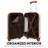 Leisure Escape Expandable 3 Piece Luggage Set