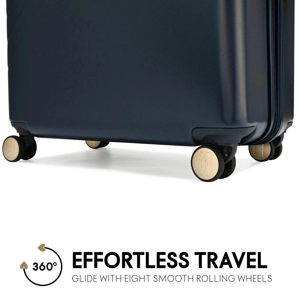 Louvre 2 Piece Expandable Polycarbonate Luggage Set