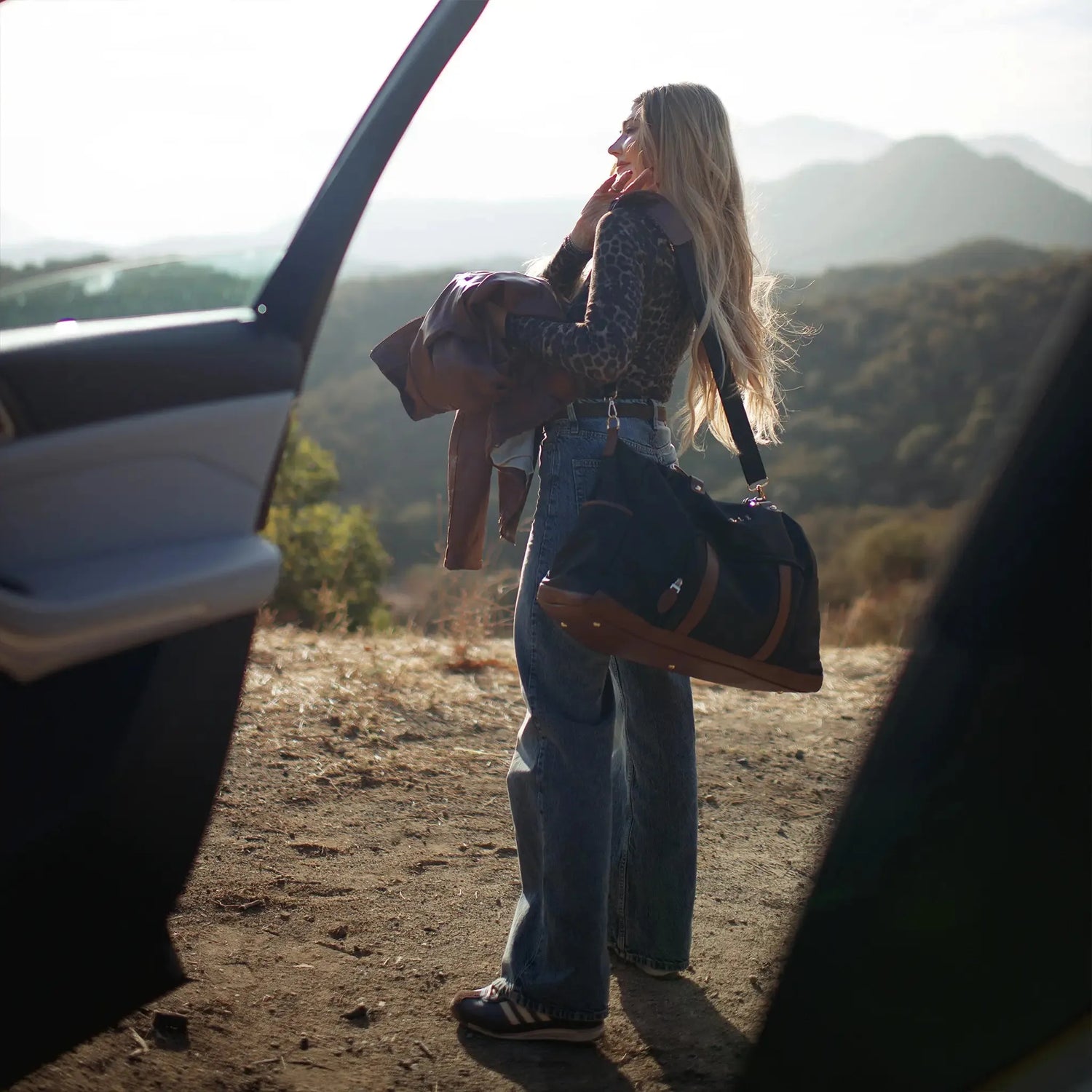 Juego de weekender y mochila Luxe Journey de 2 piezas