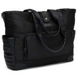 Bolsa de fin de semana Voyage de 25 L de sarga y piel vegana