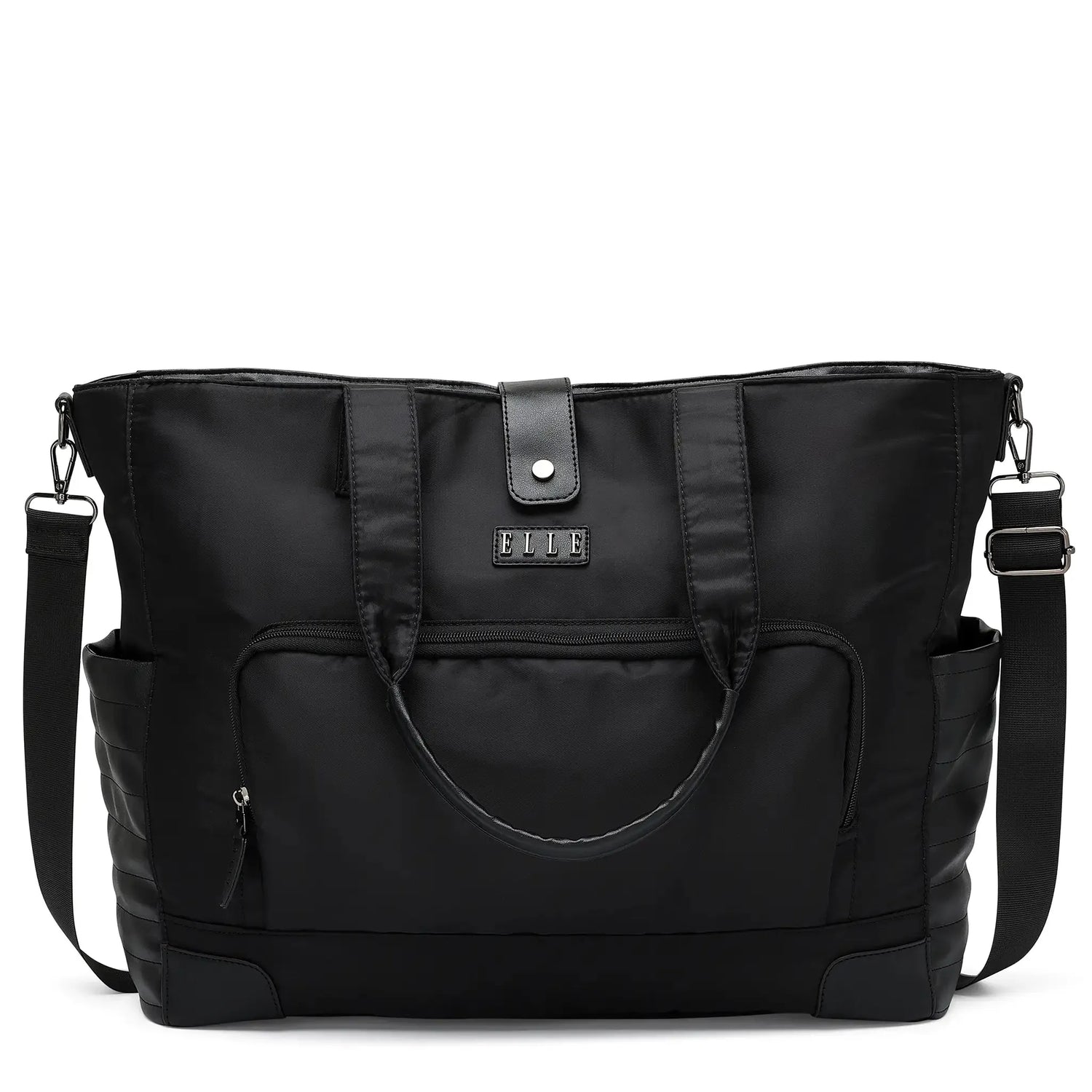 Bolsa de fin de semana Voyage de 25 L de sarga y piel vegana