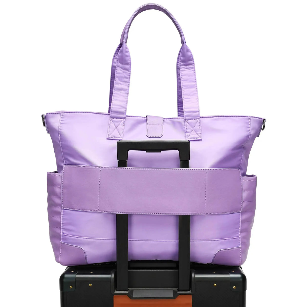 Bolsa de fin de semana Voyage de 25 L de sarga y piel vegana