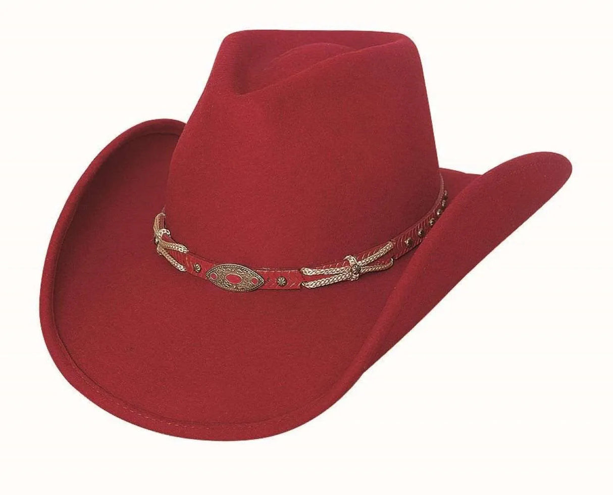 Bullhide Emocionalmente Intenso - Sombrero de vaquera de fieltro de lana moldeable