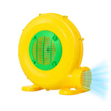 Soplador de castillo hinchable de 610 W con asa y estacas para el suelo