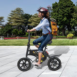 Bicicleta eléctrica para adultos, bicicleta eléctrica plegable con motor de 350 W y batería de 36 V