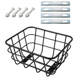 Cesta trasera de metal resistente para bicicletas eléctricas
