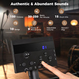Batería electrónica plegable con 10 demos, USB MIDI y 2 baquetas