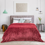 62 x 84 Inch Twin Size Electric Heated Throw Blanket with Timer