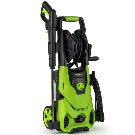 Hidrolavadora eléctrica de 2150 PSI y 1.2 GPM con 4 boquillas de conexión rápida y cañón de espuma