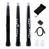 Electronic Wind Instrument Synthesizer Rechargeable Digital Saxophone-Black
