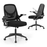 Ergonomic Computer Desk Chair with Lumbar Support and Flip-up Arms