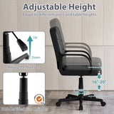 Silla de oficina ergonómica con ruedas de 360 grados