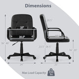 Silla de oficina ergonómica con ruedas de 360 grados