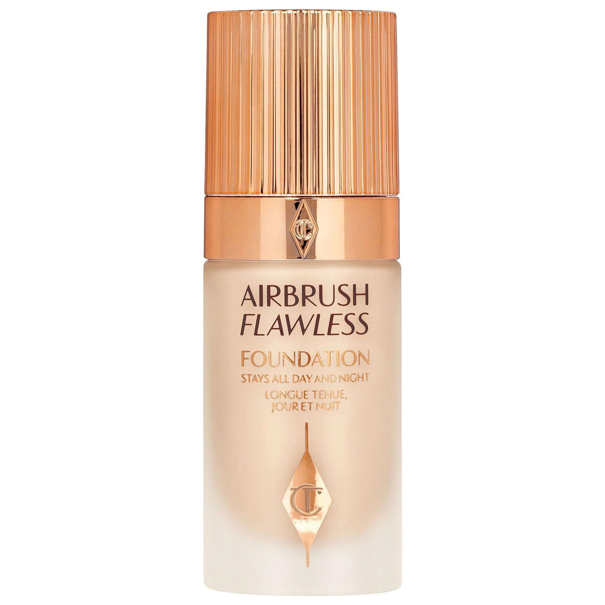 Charlotte Tilbury Airbrush Flawless Foundation: Full Coverage, Longwear, Matte Finish & Anti-Aging Hydration