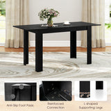 Mesa de comedor extensible para 4-8 personas, 119-157 cm, mesa de cocina rectangular grande