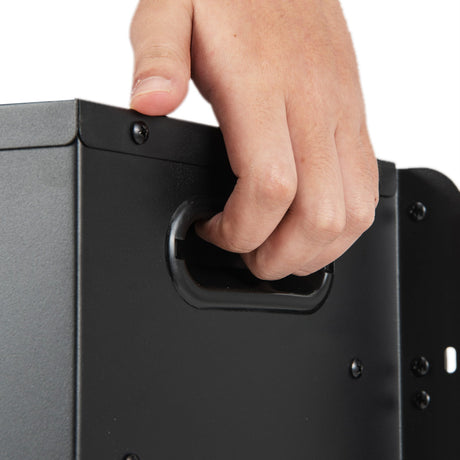 Inserto de chimenea eléctrica infrarroja de 26 pulgadas con control remoto-Negro
