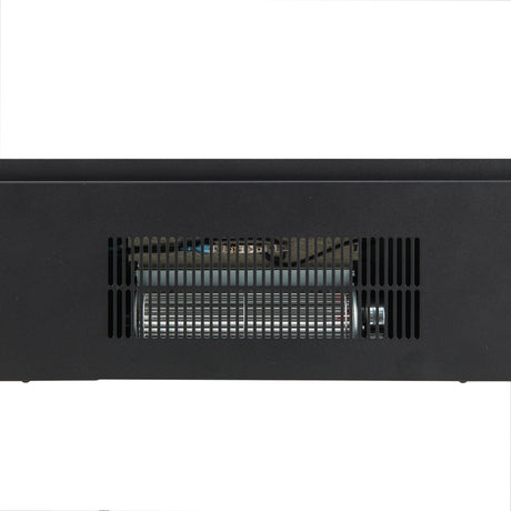 Inserto de chimenea eléctrica infrarroja de 26 pulgadas con control remoto-Negro