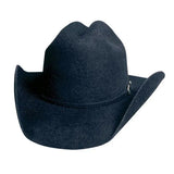 Sombrero de vaquero de fieltro de lana Bullhide Futurity para niños