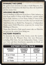 Flames of War: Mission Cards