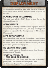 Flames of War: Mission Cards