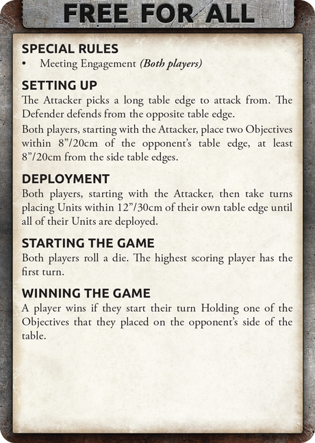 Flames of War: Mission Cards