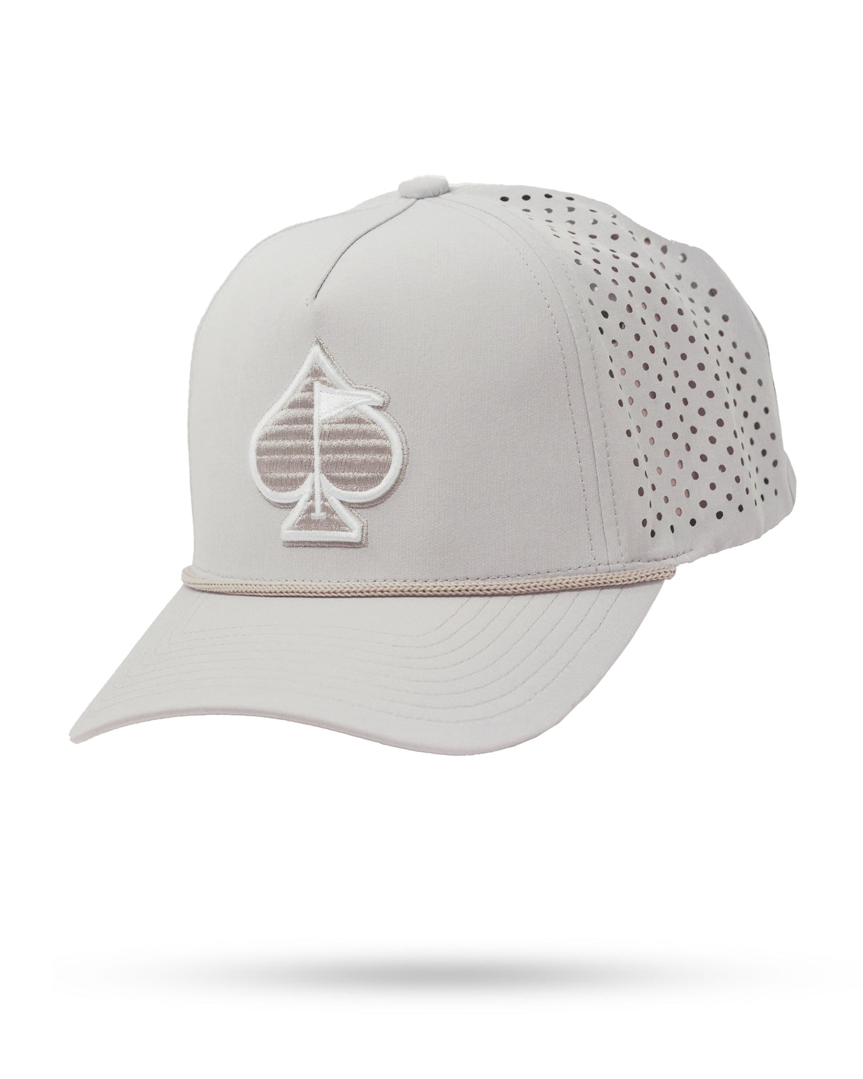 Gorra de Cuerda Perforada - Hueso
