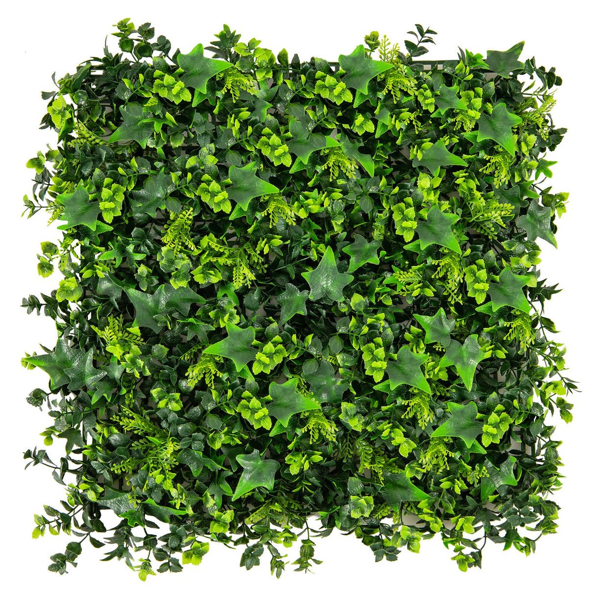 12 piezas de paneles de follaje artificial de 20 x 20 pulgadas con ramas insertables