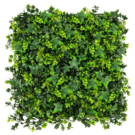 12 piezas de paneles de follaje artificial de 20 x 20 pulgadas con ramas insertables