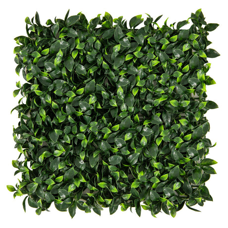 12 Paneles de Setos de Arbustos de Gardenias Artificiales de 20 x 20 Pulgadas