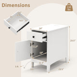 Mesa Auxiliar Elevable con Estación de Carga Puertos USB Enchufes y Cajón