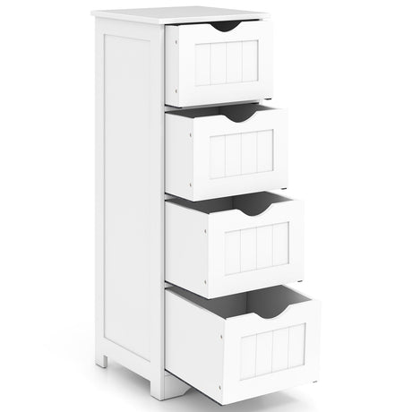 Mueble de suelo independiente de 4 cajones con dispositivo antivuelco
