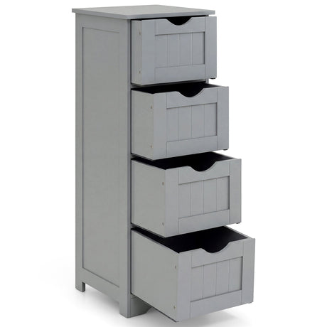 Mueble de suelo independiente de 4 cajones con dispositivo antivuelco