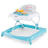 Foldable Baby Walker with 3 Adjustable Heights and Padded Seat