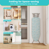 Tabla de planchar plegable con reposaplanchas y altura regulable