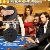 Tablero de mesa de póker plegable acolchado portátil de 84 x 42 pulgadas para 10 jugadores