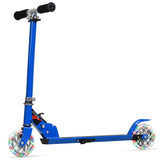 Patinete plegable de aluminio para niños con luces LED