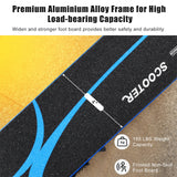 Patinete plegable de aluminio para niños con luces LED